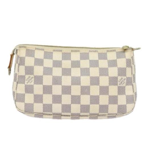 Pre-owned Canvas louis-vuitton-bags Louis Vuitton Vintage , White , Da...