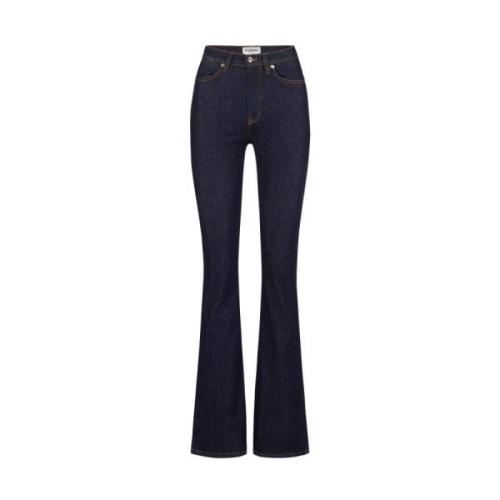 Skinny Flare Denim Broek Iceberg , Blue , Dames