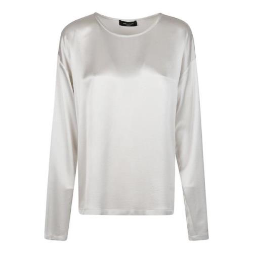 Elegante Blouse met Lange Mouwen Fabiana Filippi , Gray , Dames