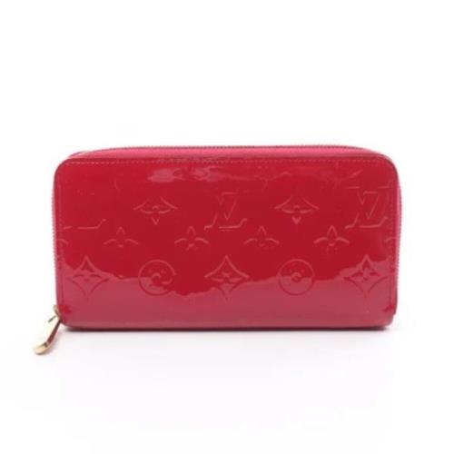 Pre-owned Canvas wallets Louis Vuitton Vintage , Red , Dames