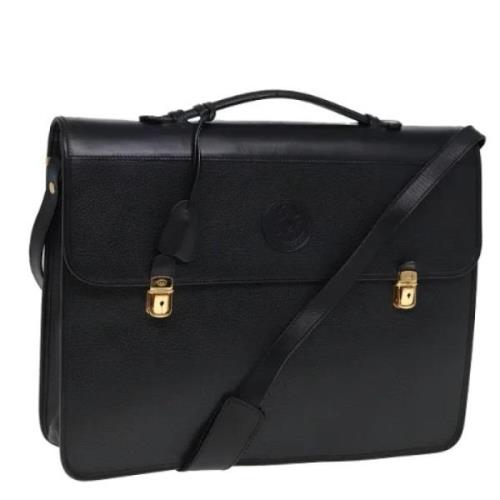 Pre-owned Leather gucci-bags Gucci Vintage , Black , Dames