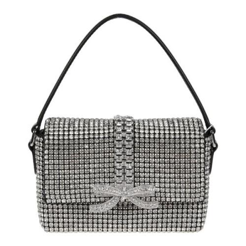 Schitterende Chainmail Mini Tas Self Portrait , Gray , Dames