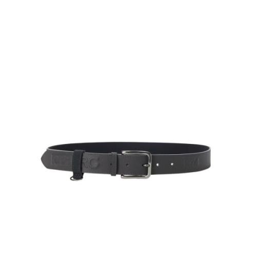 Gestanst Logo Nappaleren Riem Iceberg , Gray , Heren