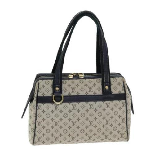 Pre-owned Canvas handbags Louis Vuitton Vintage , Beige , Dames