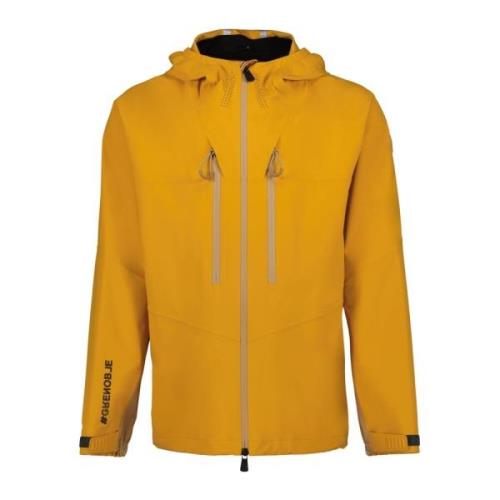 Gele Nylon Jas Wintercollectie Moncler , Yellow , Heren