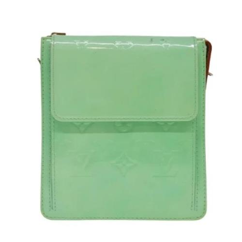 Pre-owned Leather louis-vuitton-bags Louis Vuitton Vintage , Green , D...