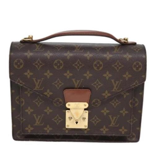 Pre-owned Canvas louis-vuitton-bags Louis Vuitton Vintage , Brown , Da...