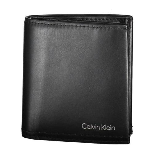 Heren Portemonnee Zwart Rfid Blokkering Calvin Klein , Black , Heren