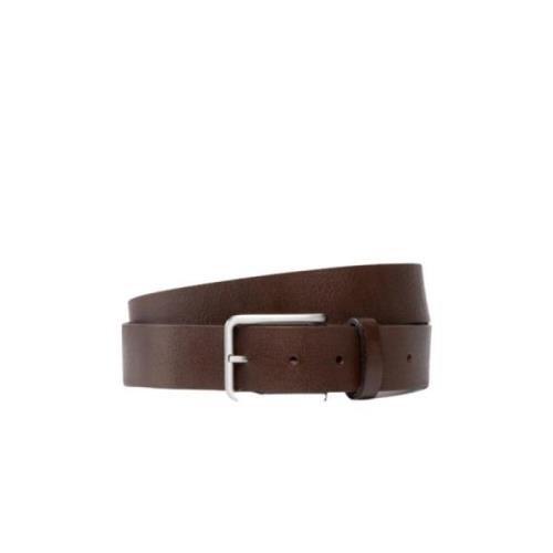 Heren Warmthoiled Grain Riem Calvin Klein , Brown , Heren