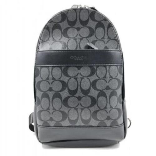 Pre-owned Canvas backpacks Coach Pre-owned , Gray , Dames