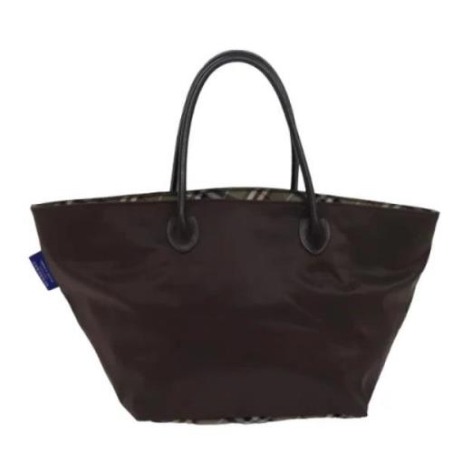 Pre-owned Nylon totes Burberry Vintage , Brown , Dames