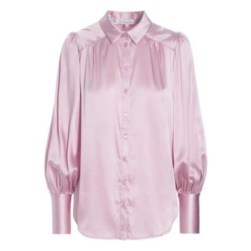 Peony Shirt met Volumemouwen Dea Kudibal , Pink , Dames