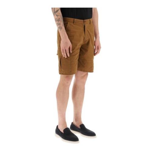 Ripstop Cargo Shorts Barbour , Brown , Heren