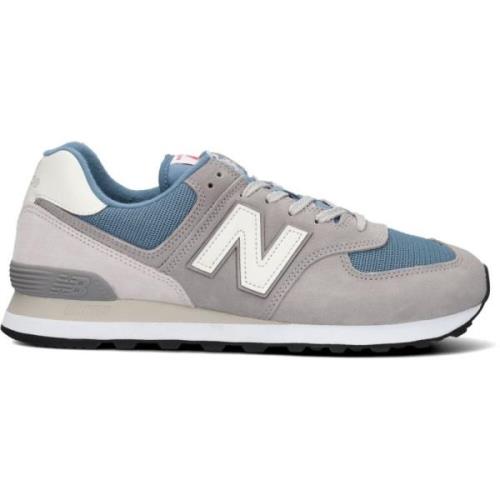 Grijze Vintage Stijl Lage Sneakers New Balance , Gray , Heren