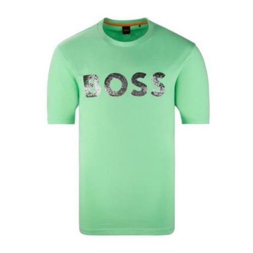 Heren Ocean T-shirt Hugo Boss , Green , Heren