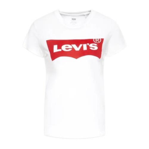 Grafische T-shirt voor vrouwen Levi's , White , Dames