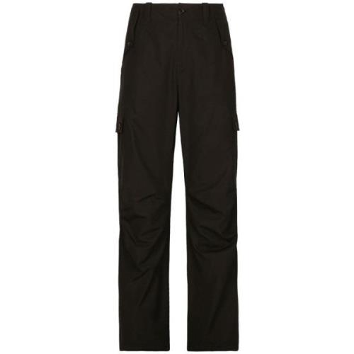 Cargo Zak Zwart Katoenen Broek Dolce & Gabbana , Black , Heren