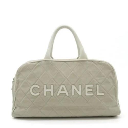 Pre-owned Canvas chanel-bags Chanel Vintage , Gray , Dames