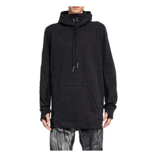 Zwarte Logo Coltrui Hoodie Sweater Boris Bidjan Saberi , Black , Heren