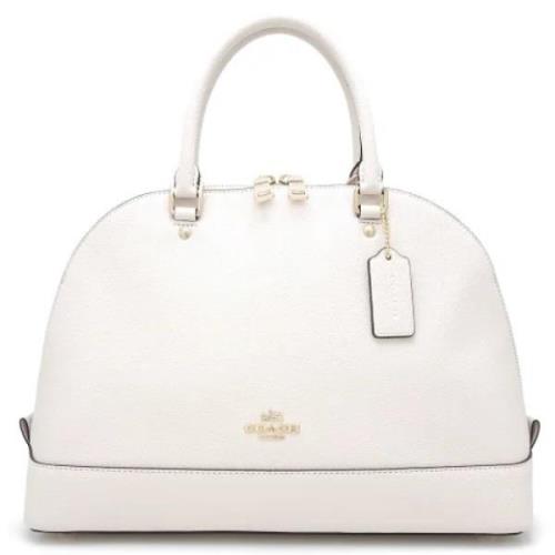 Pre-owned Leather handbags Coach Pre-owned , White , Dames