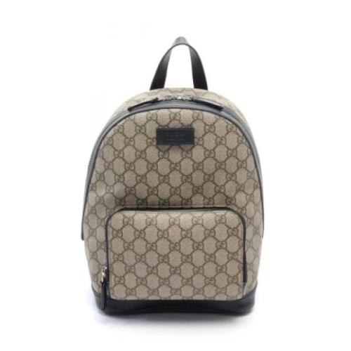 Pre-owned Leather gucci-bags Gucci Vintage , Beige , Dames