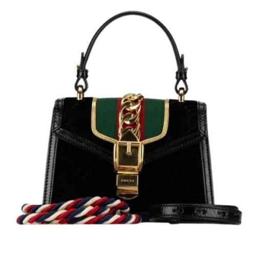 Pre-owned Leather gucci-bags Gucci Vintage , Black , Dames