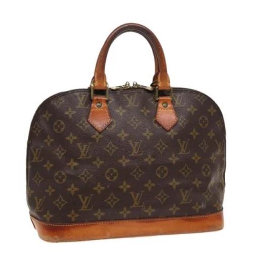 Pre-owned Canvas handbags Louis Vuitton Vintage , Brown , Dames