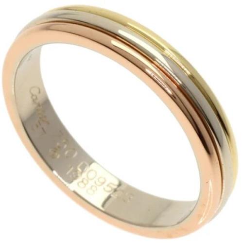 Pre-owned Metal rings Cartier Vintage , Yellow , Dames