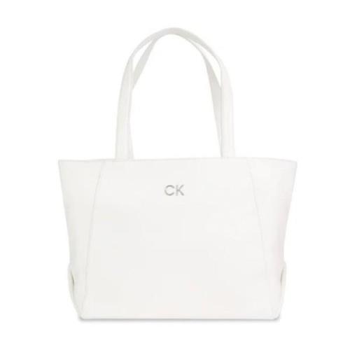 Stijlvolle Daily Shopper Tas Calvin Klein , White , Dames