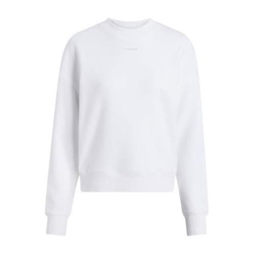 Nano Logo Relaxte Sweatshirt Calvin Klein , White , Dames