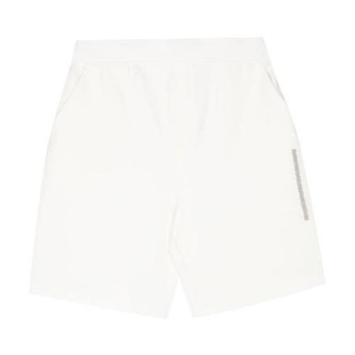 Sweatshorts met reliëflogo voor Mannen Calvin Klein , White , Heren