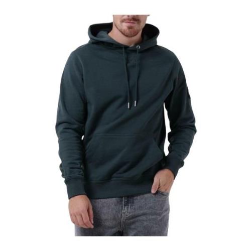 Monologo Sleeve Badge Hoodie Calvin Klein , Green , Heren