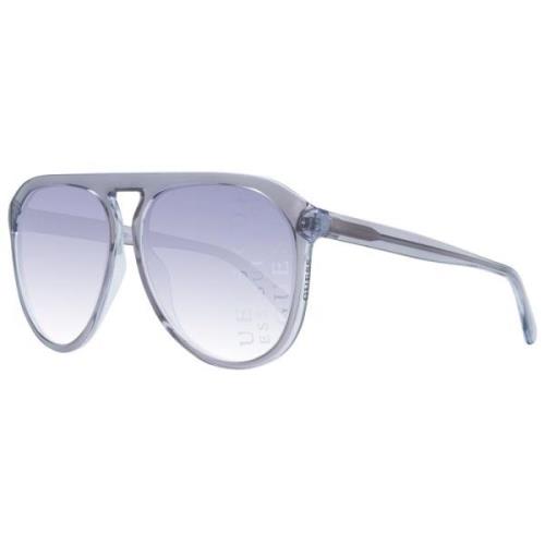 Grijze Aviator Zonnebril Guess , Gray , Heren