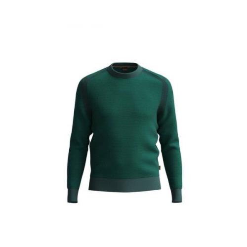 Heren Gebreide Vest Aquila Hugo Boss , Green , Heren