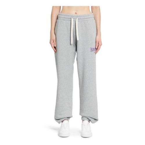 College Sweatpants Grijs Violet Palm Angels , Gray , Dames