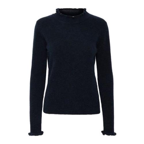 Marine Blue Pullover Sweater Anajaiw InWear , Blue , Dames