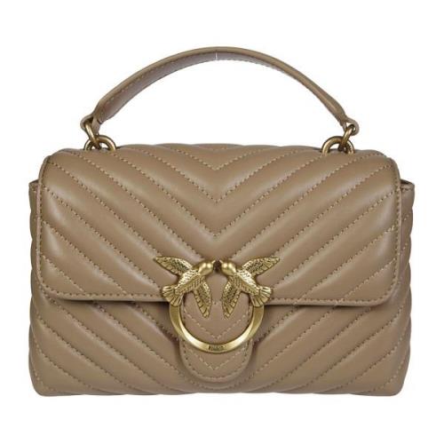 Puff Mini Love Lady Style Pinko , Beige , Dames