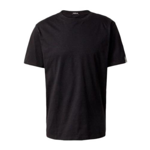 Heren Logo T-shirt Replay , Black , Heren