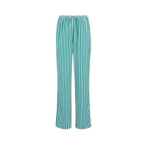 Gestreepte pull-on broek Tommy Hilfiger , Green , Dames