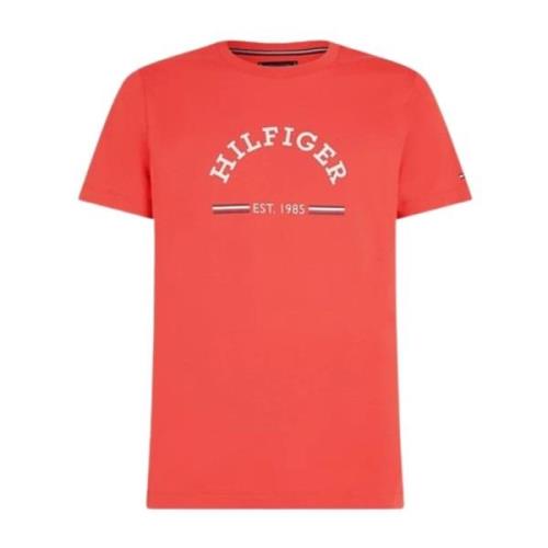 Heren RWB Arch Grafische Tee Tommy Hilfiger , Red , Heren