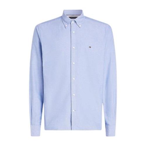 Heritage Oxford Shirt voor Mannen Tommy Hilfiger , Blue , Heren