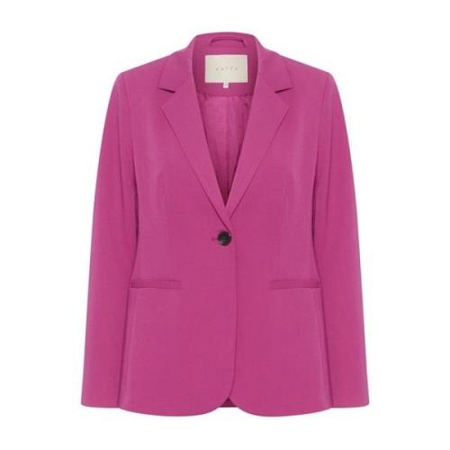 Festival Fuchsia Blazer Jas Kaffe , Pink , Dames