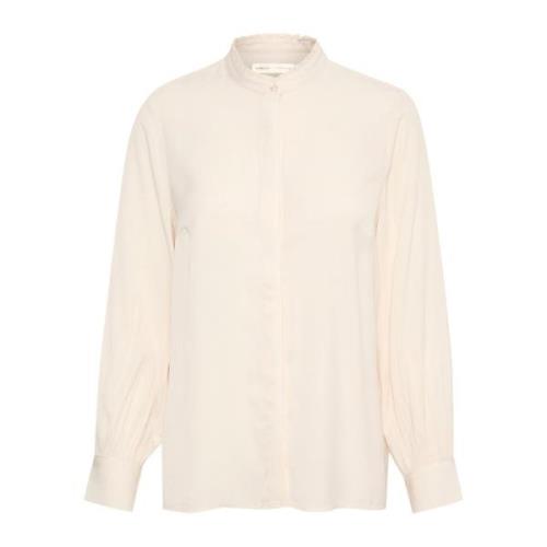 Nixieiw Shirt Bluser Whisper White InWear , Beige , Dames