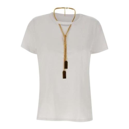 Stijlvolle T-shirts en Polos Collectie Elisabetta Franchi , White , Da...