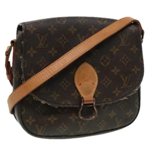 Pre-owned Canvas louis-vuitton-bags Louis Vuitton Vintage , Brown , Da...