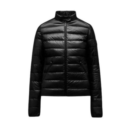 Tijdloze Zwarte Donsjas Moncler , Black , Dames