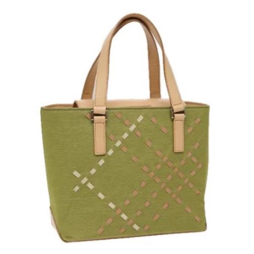 Pre-owned Nylon handbags Burberry Vintage , Green , Dames