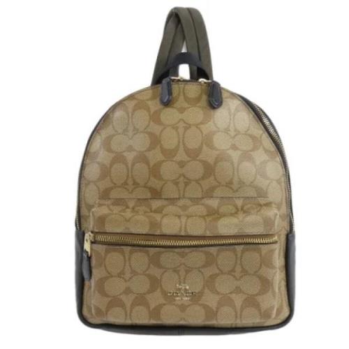 Pre-owned Plastic backpacks Coach Pre-owned , Brown , Dames