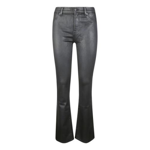 Uitlopende Jeans 7 For All Mankind , Black , Dames