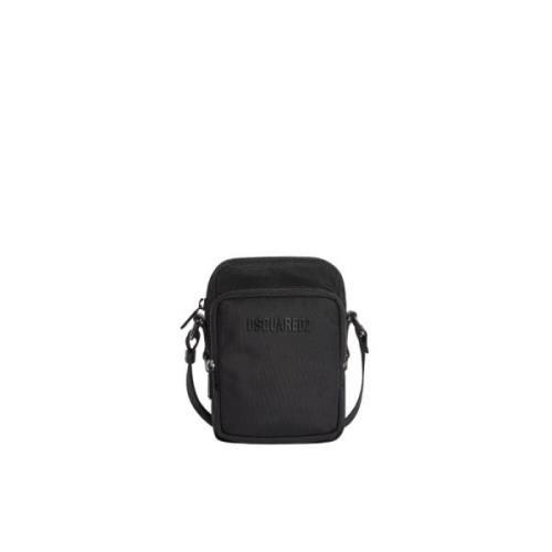 Urban Crossbody Tas Dsquared2 , Black , Heren